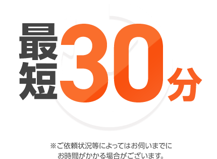 最短30分